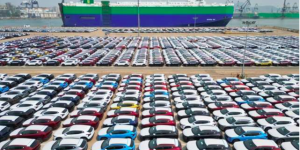 海關(guān)總署:中國出口每10輛汽車中4輛是電動(dòng)汽車